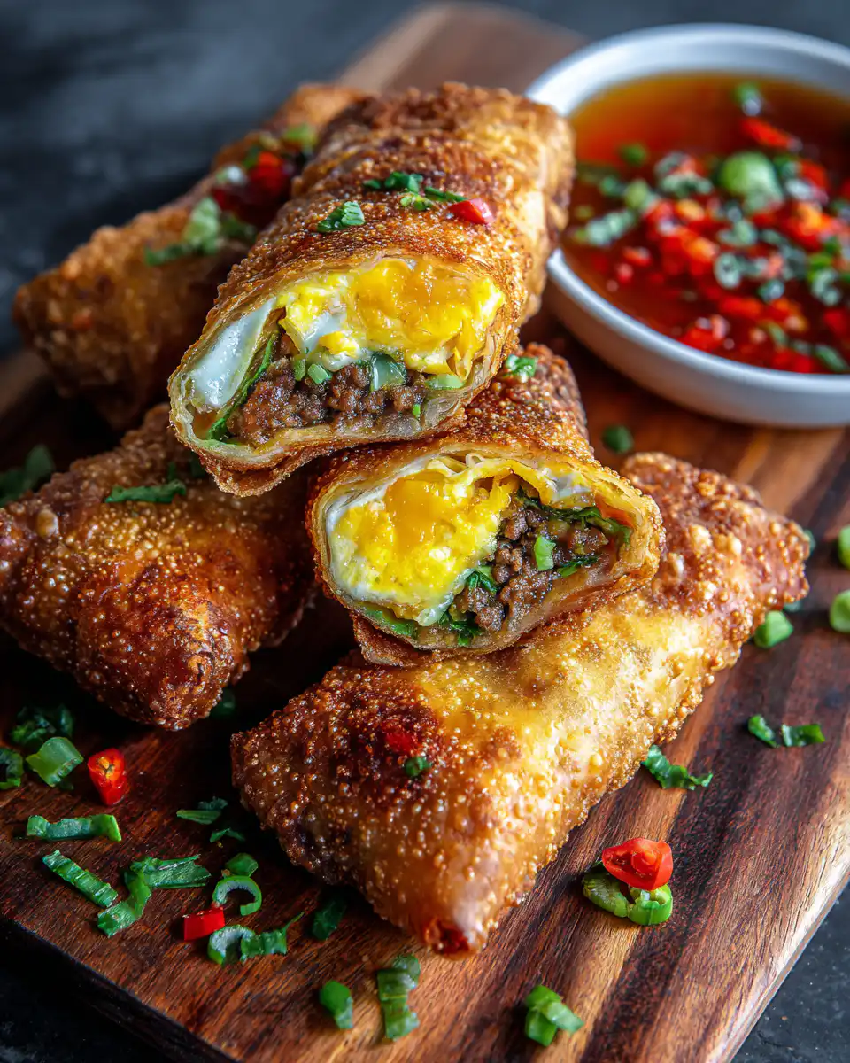 Crispy Nacho Egg Rolls