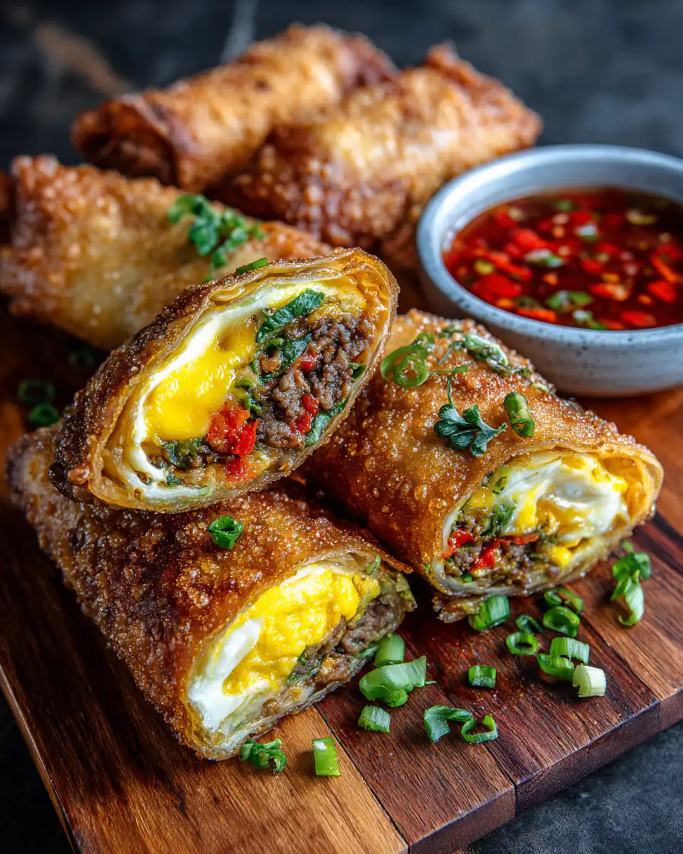 Crispy Nacho Egg Rolls