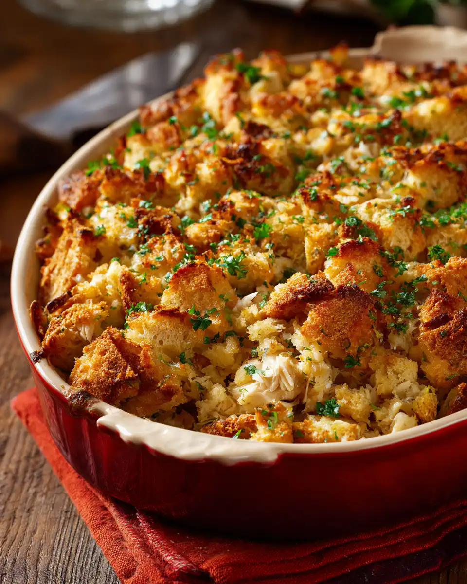 Dolly's Chicken and Stuffing Casserole