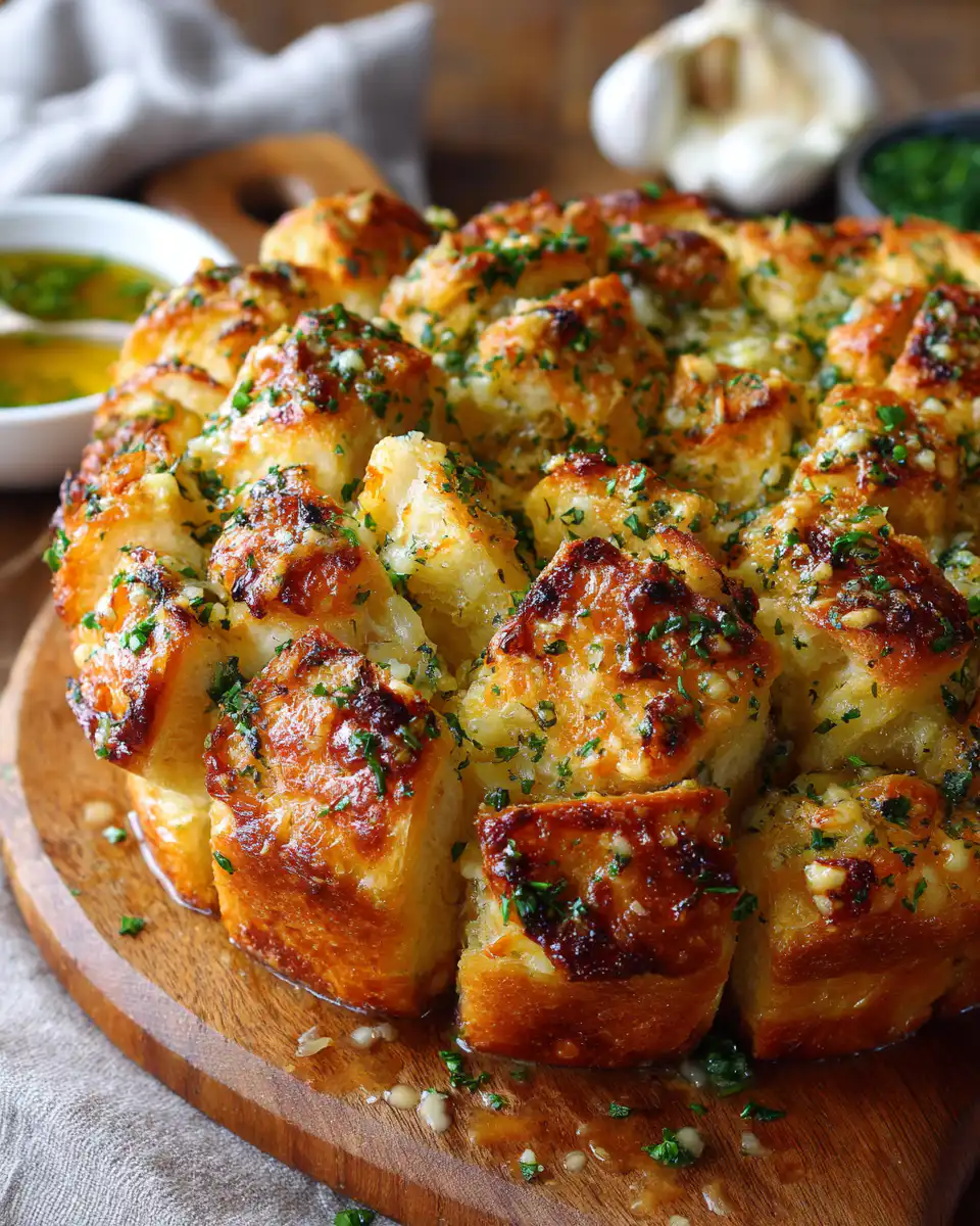 Garlic Butter Pull-Apart Bread Bites