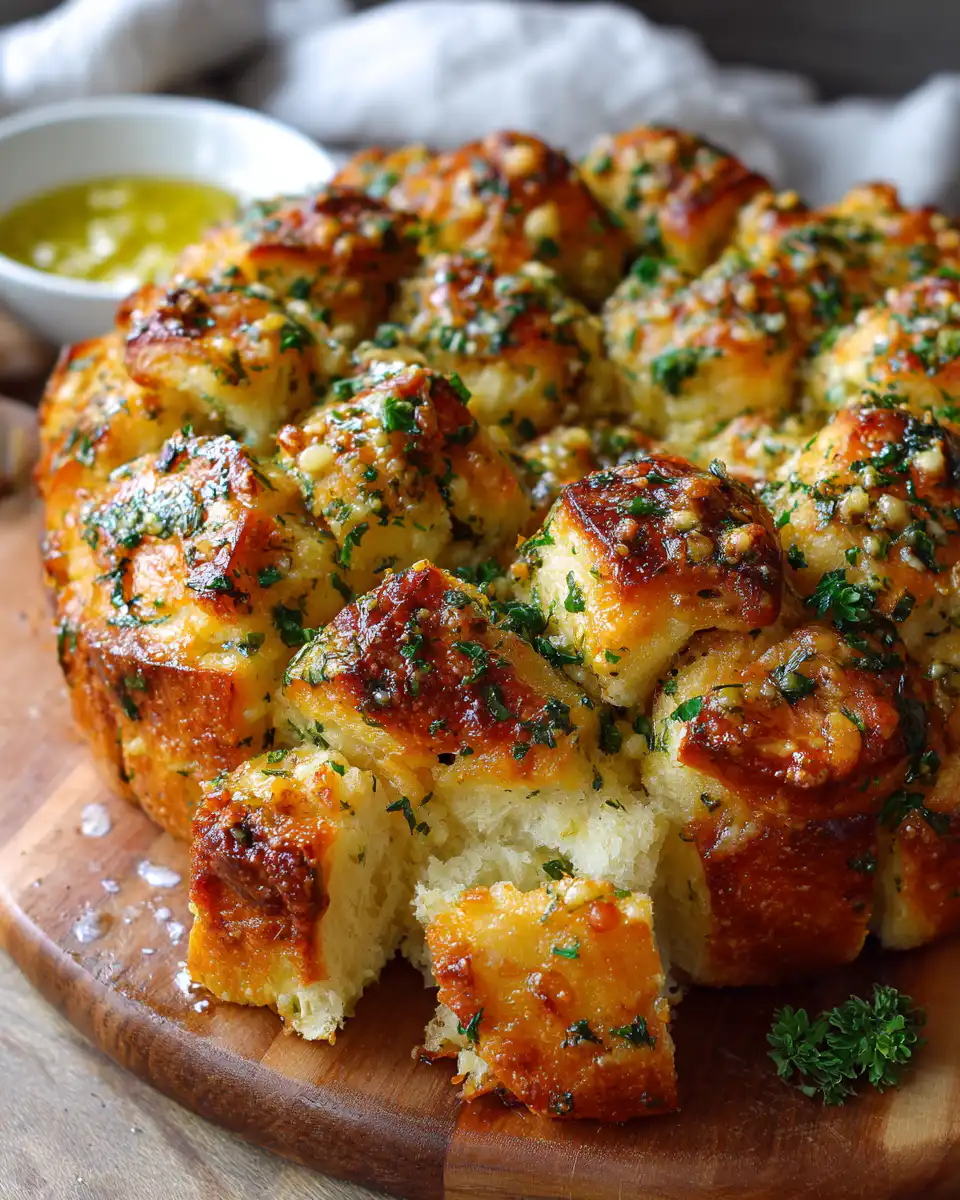 Garlic Butter Pull-Apart Bread Bites