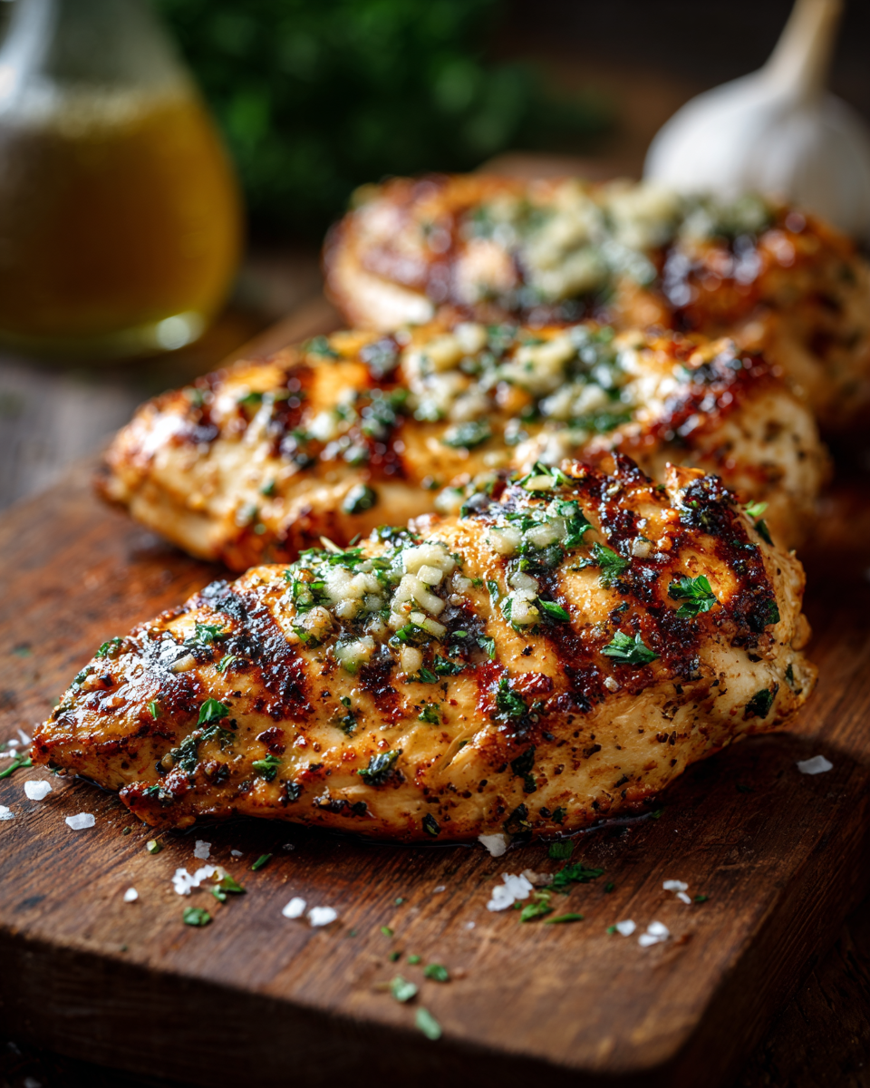 Garlic Parmesan Grilled Chicken