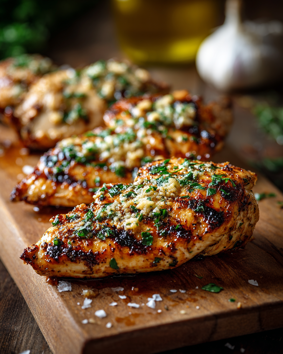 Garlic Parmesan Grilled Chicken