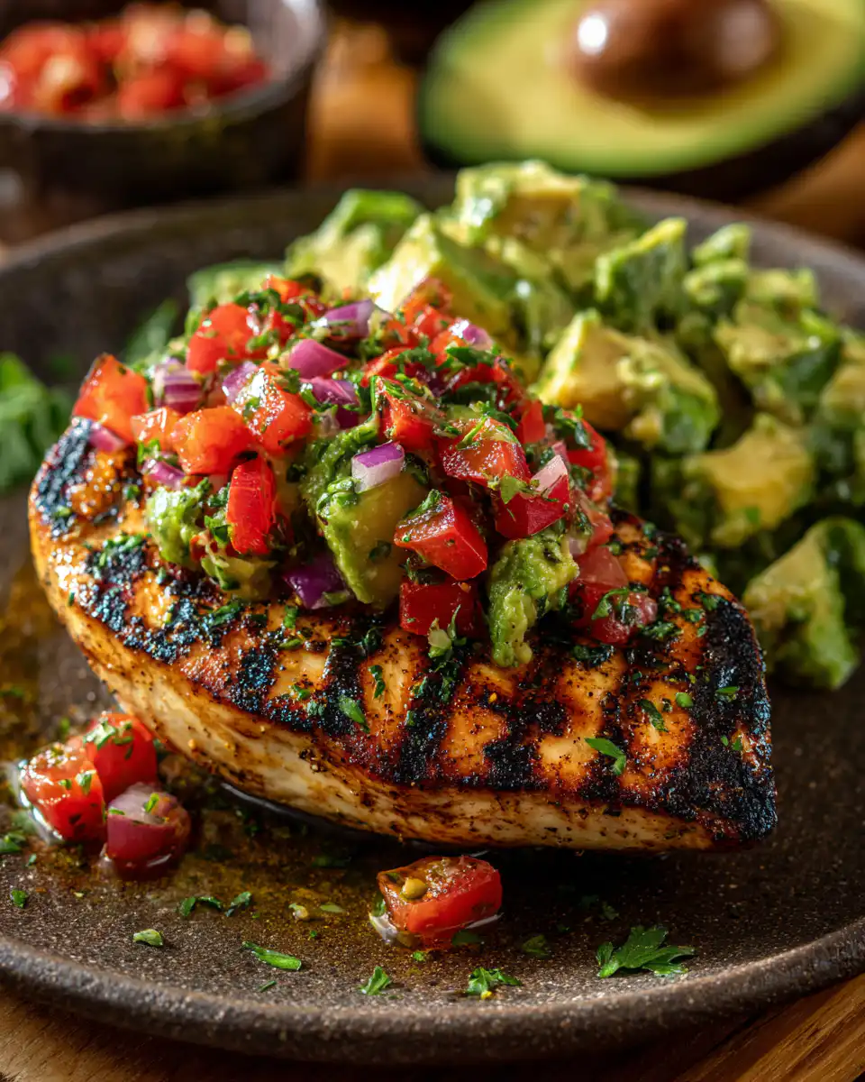 Grilled California Avocado Chicken