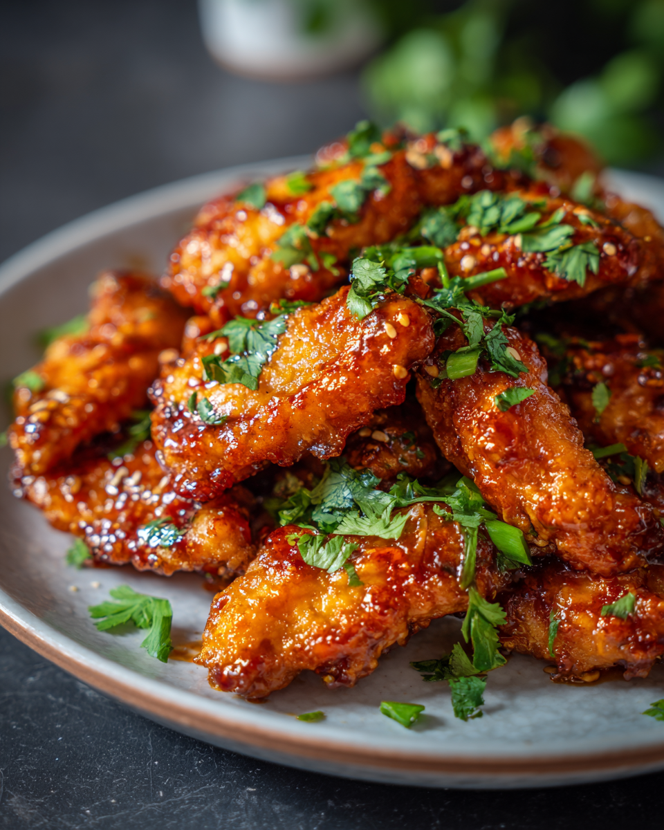 Honey Sriracha Chicken Tenders (Oven-Baked!)