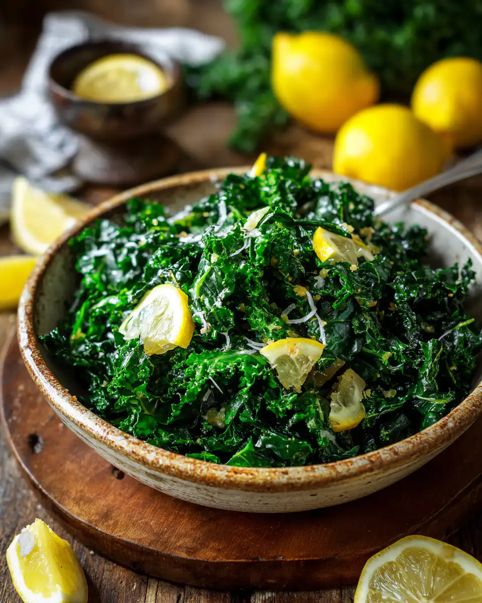 Lemon-Garlic Kale Salad