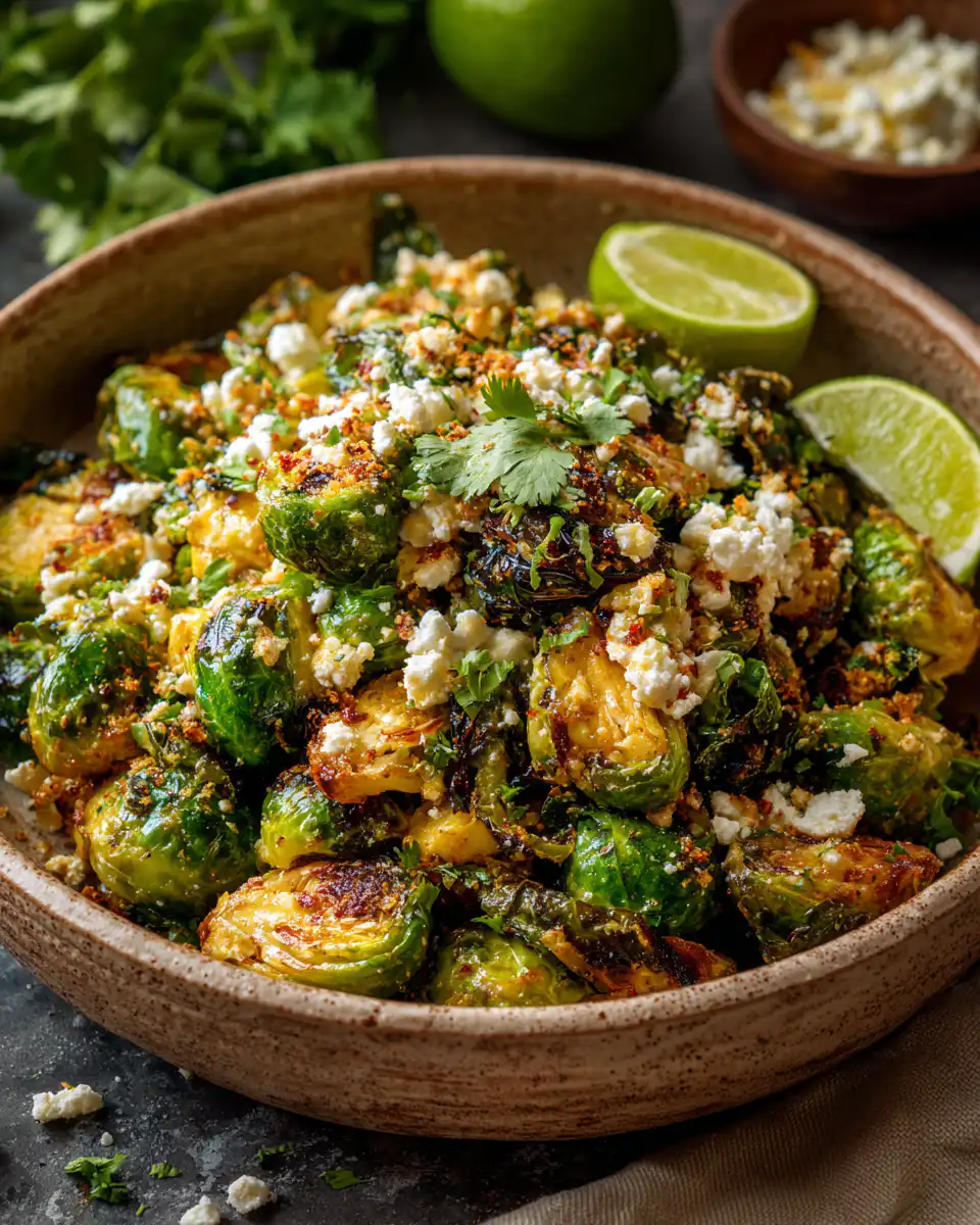 Mexican Street Corn Brussels Sprouts