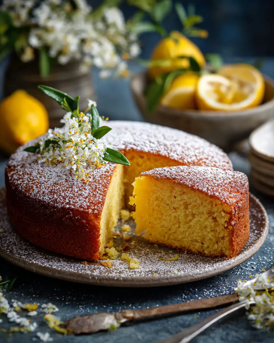 One-Bowl Lemon and Olive Oil Cake