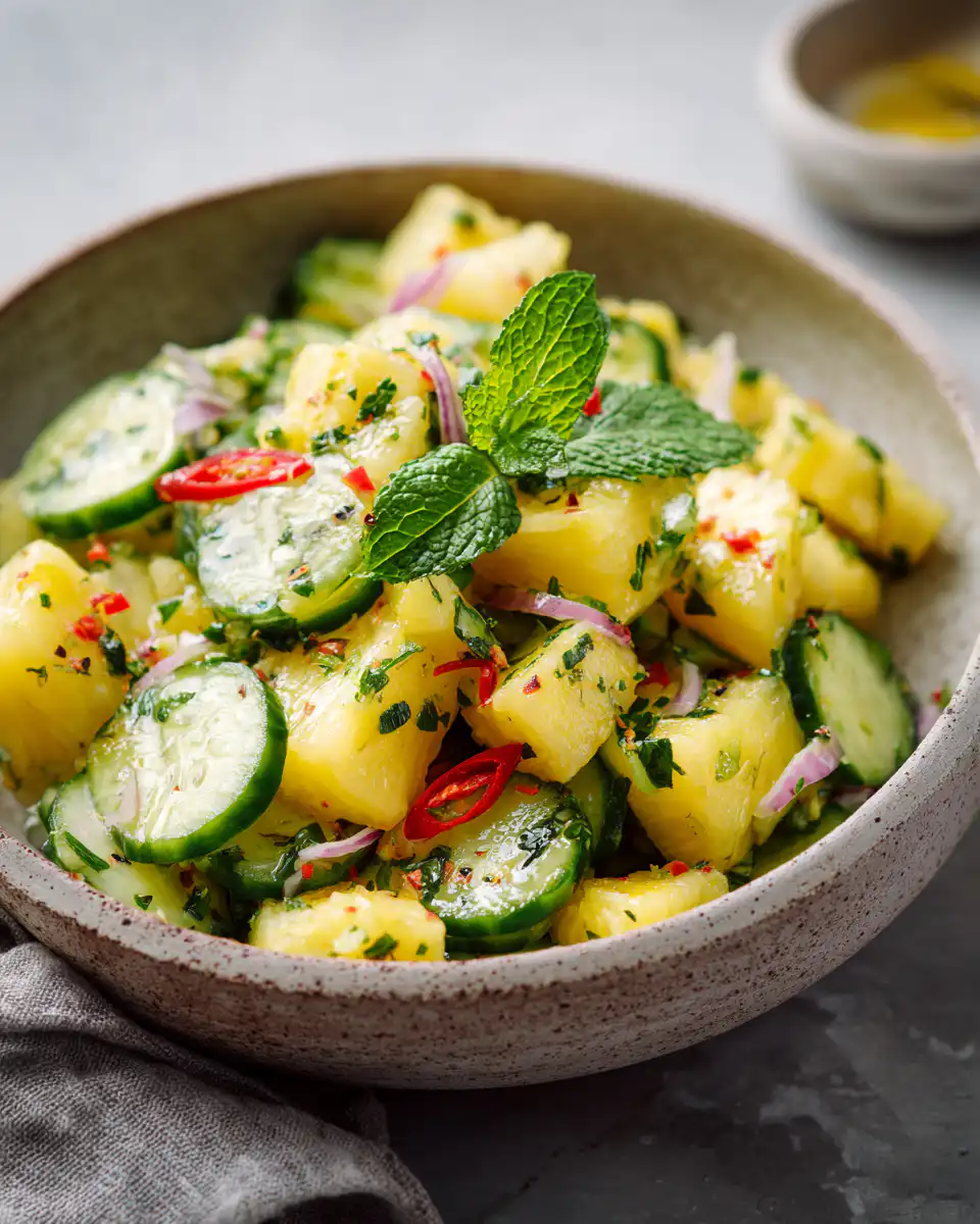 Pineapple Cucumber Salad Recipe