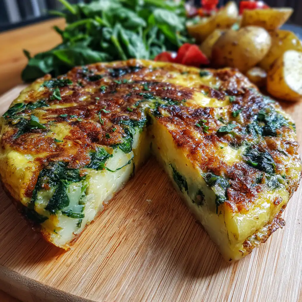 Potato & Spinach Frittata