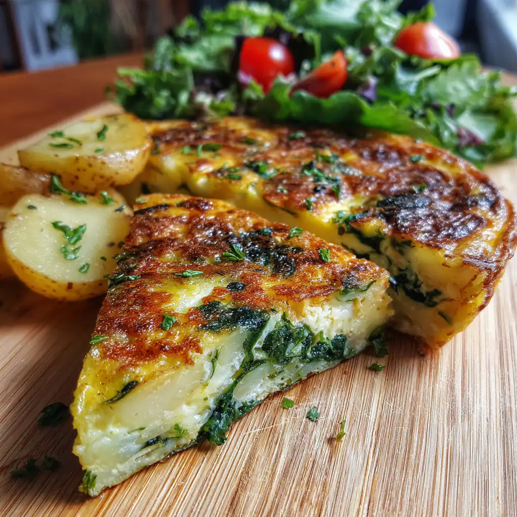 Potato & Spinach Frittata