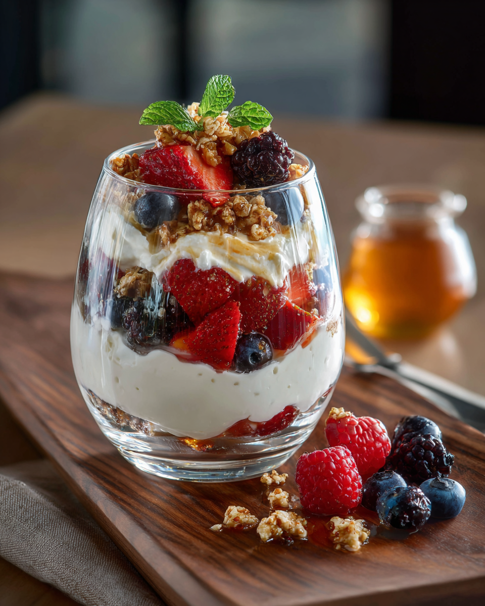 Ricotta & Yogurt Parfait