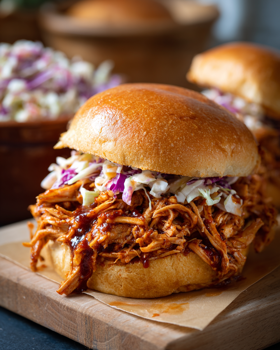 Slow-Cooker BBQ Pulled Chicken