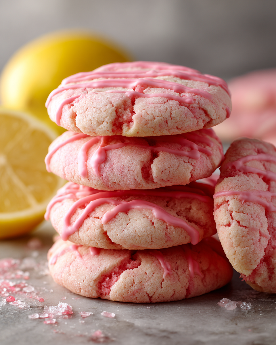 Strawberry Lemonade Cookies