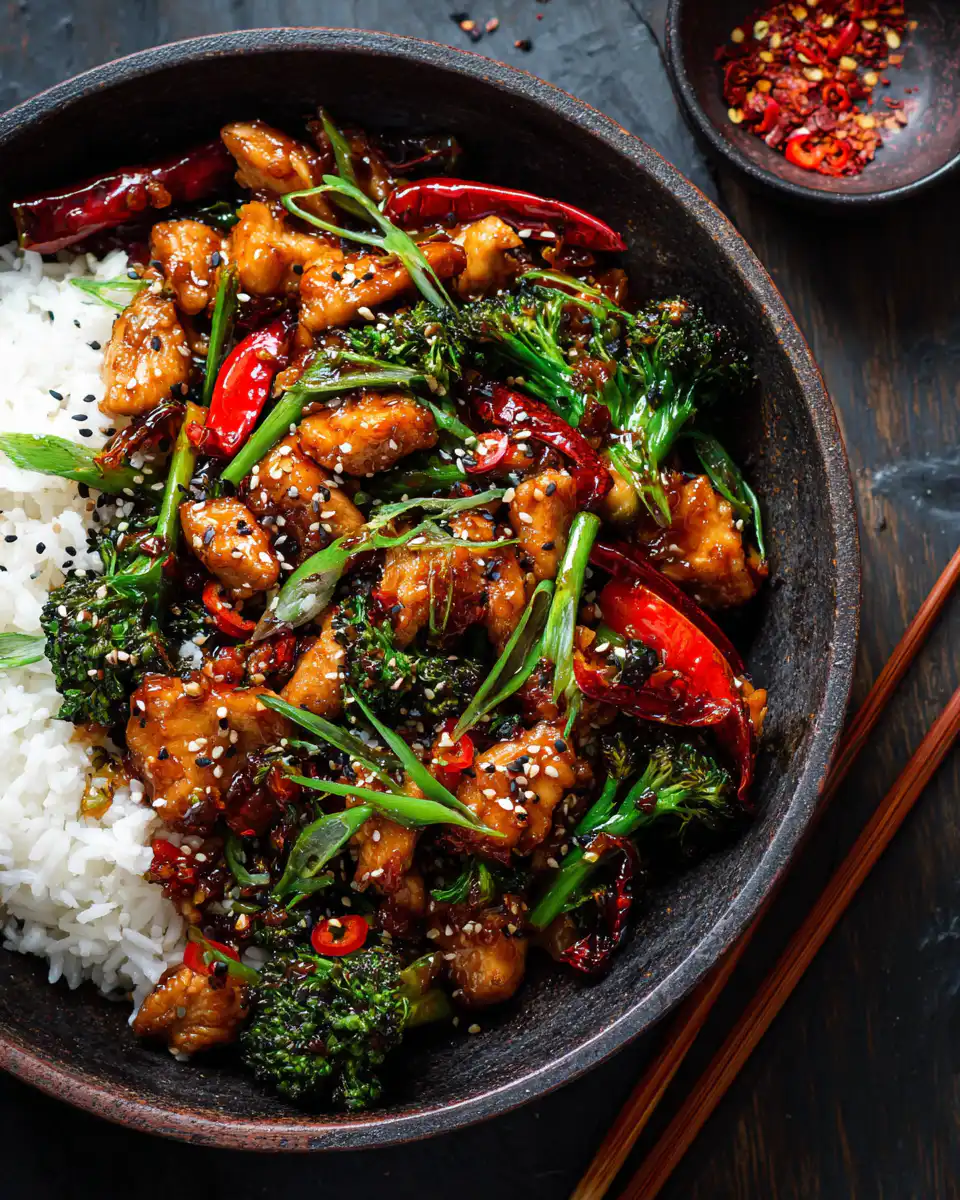Sweet Chili Garlic Chicken Stir Fry