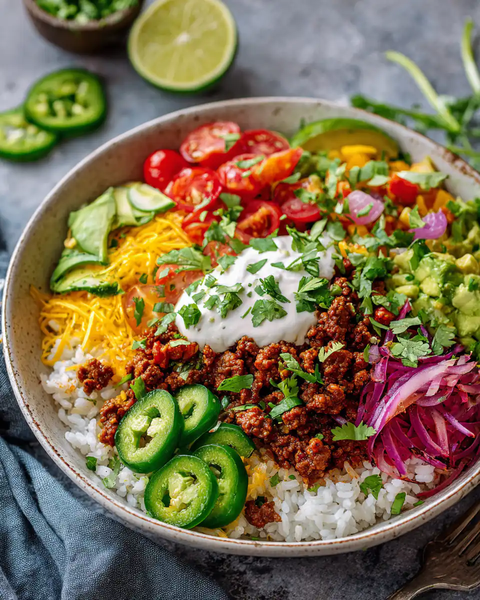 Taco Rice Bowl