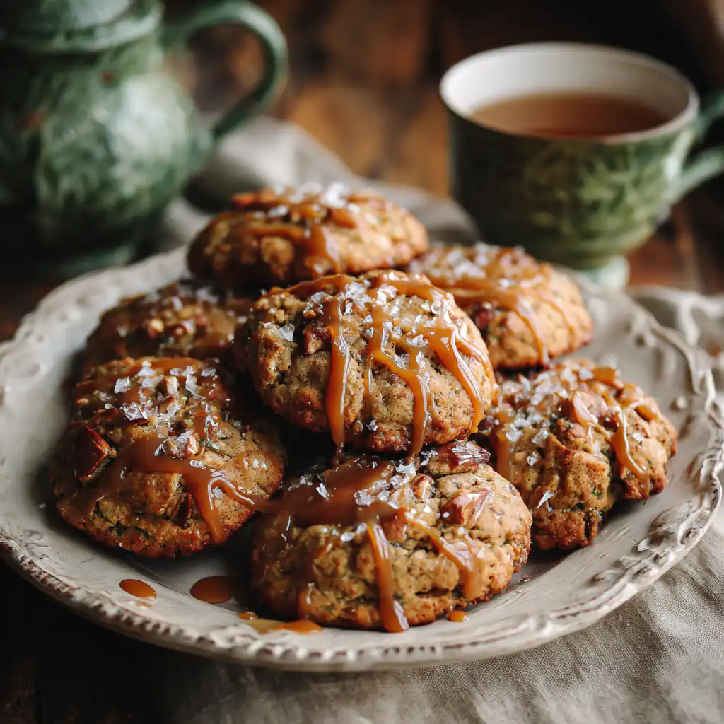 caramel apple cookies