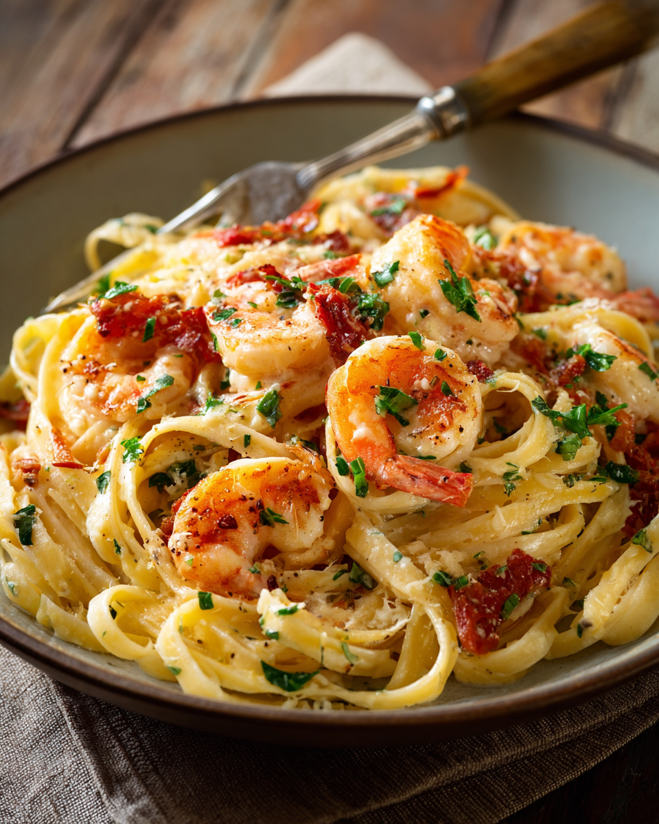 creamy shrimp pasta