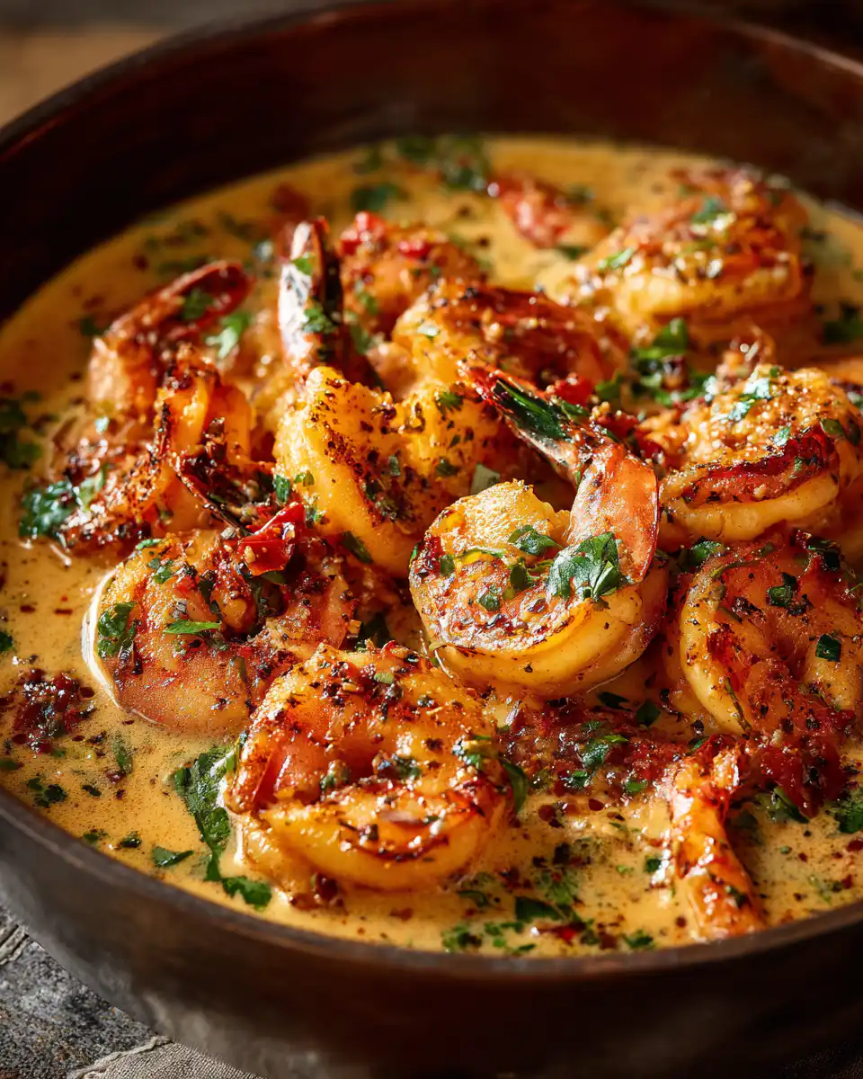 creamy tuscan shrimp
