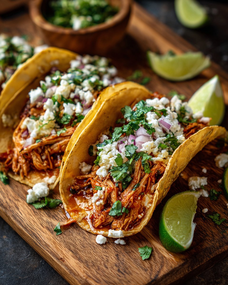 instant pot chicken tacos