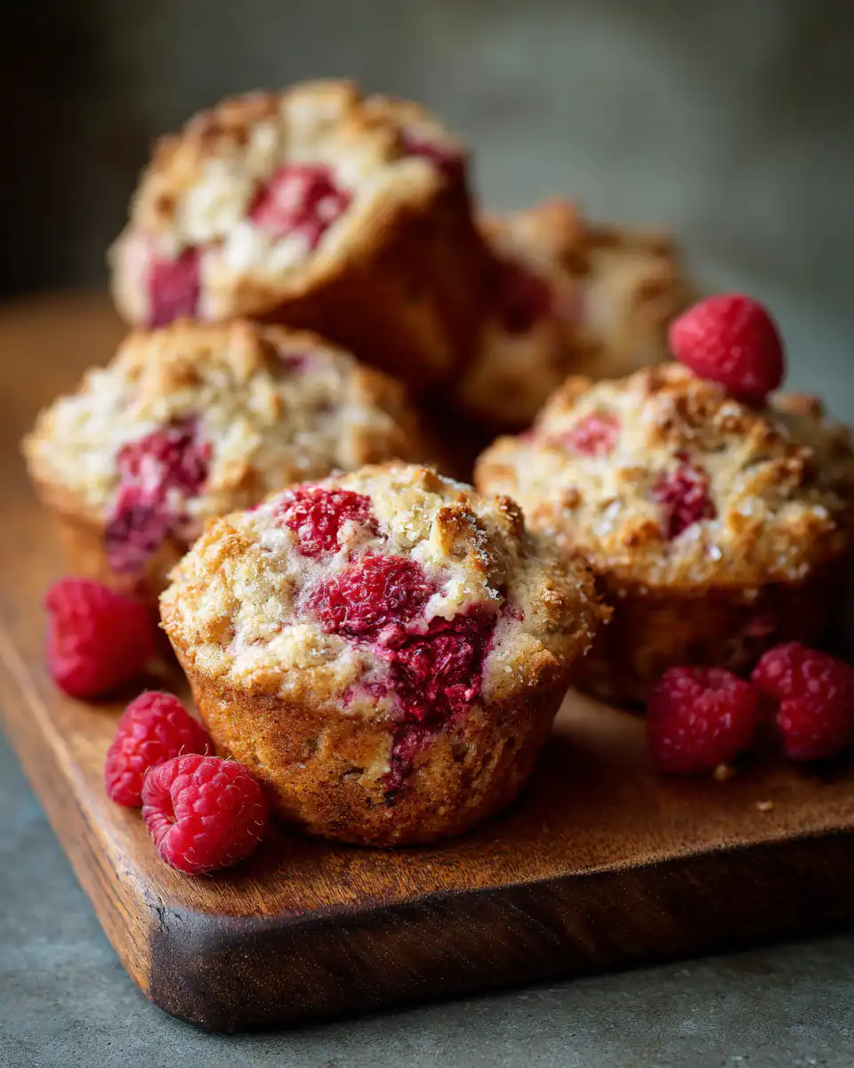 raspberry muffins