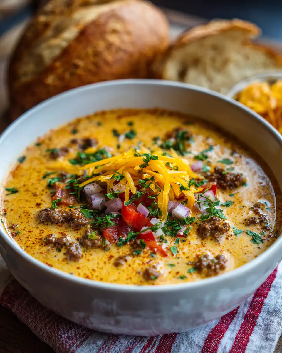 Cheeseburger Soup