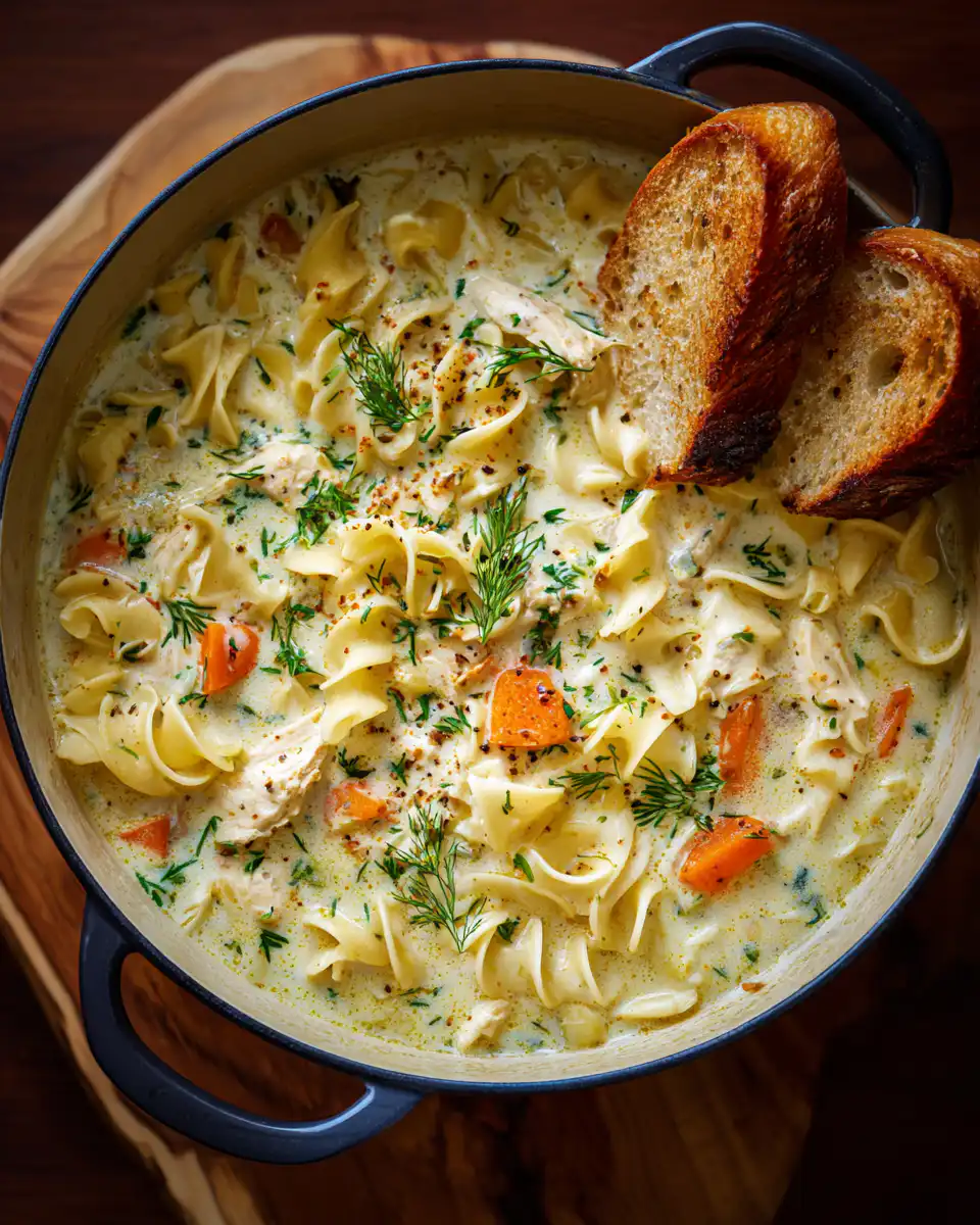 Creamy Chicken Noodle Soup
