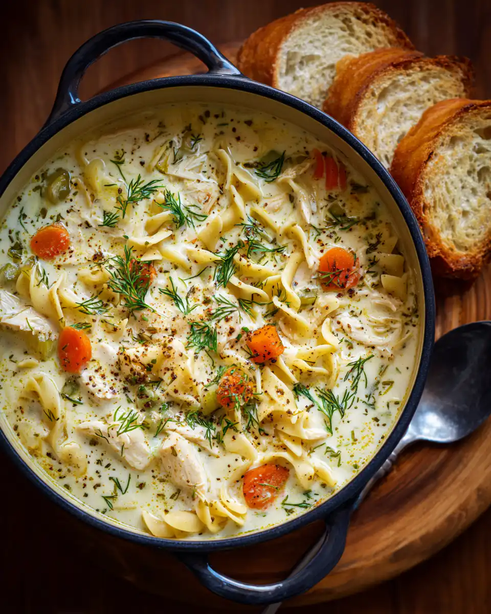 Creamy Chicken Noodle Soup