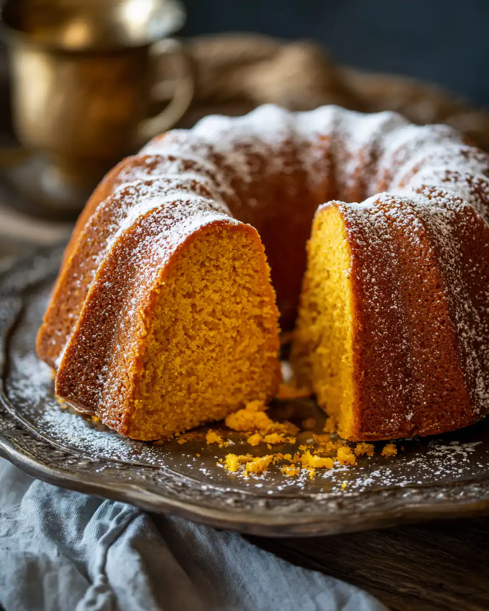 Buttermilk Pumpkin Pound Cake