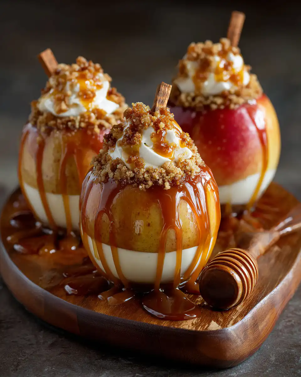 Caramel Apple Dessert Cups