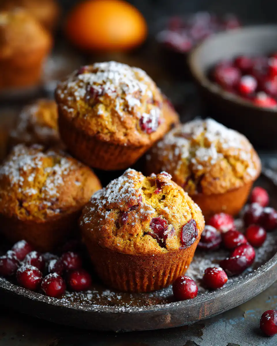 Cranberry Pumpkin Muffins