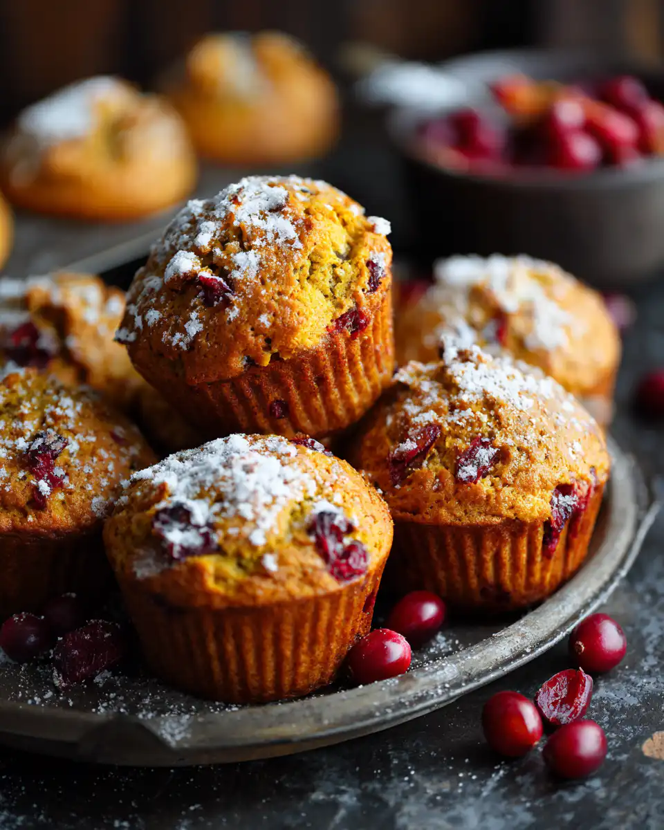 Cranberry Pumpkin Muffins