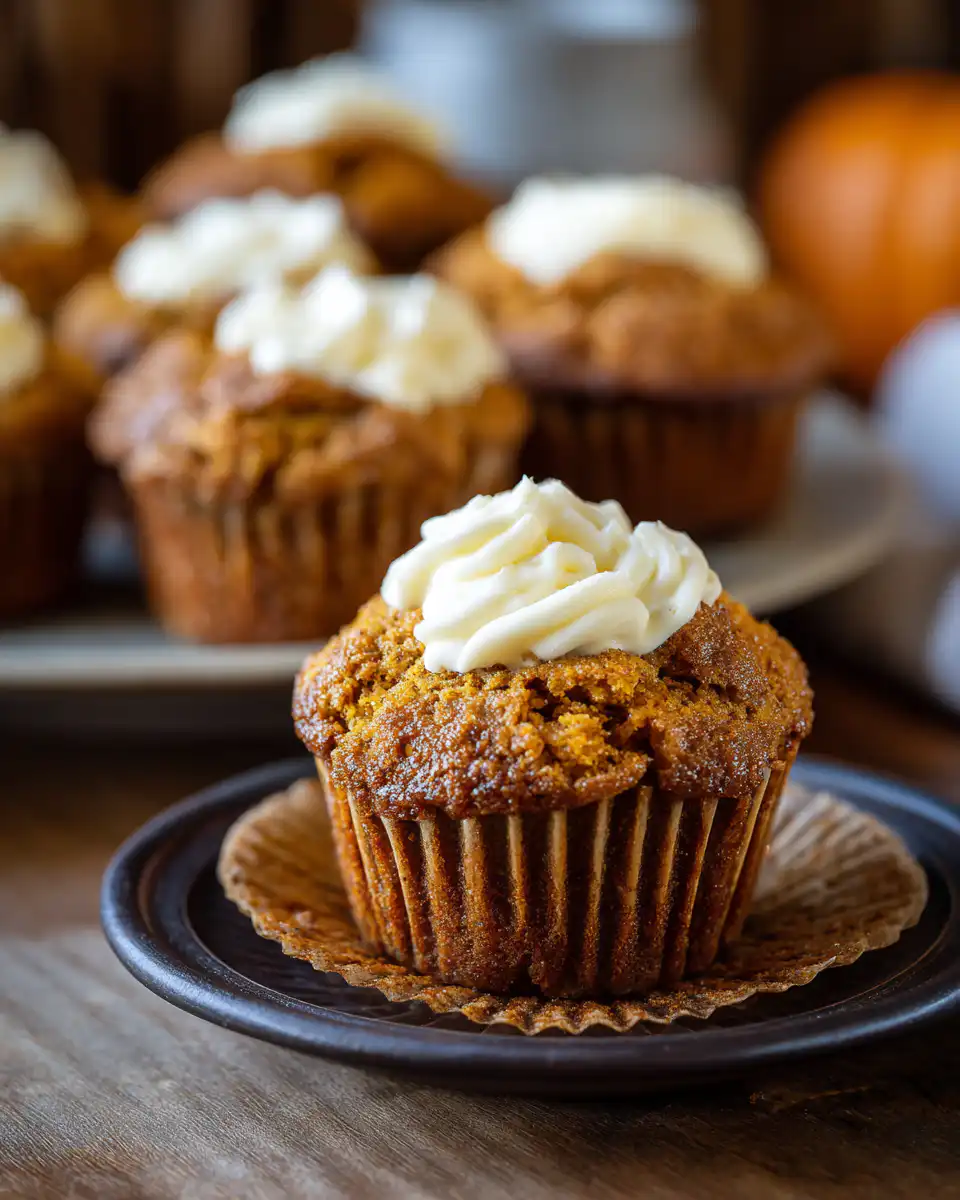 Cream Cheese Pumpkin Muffins