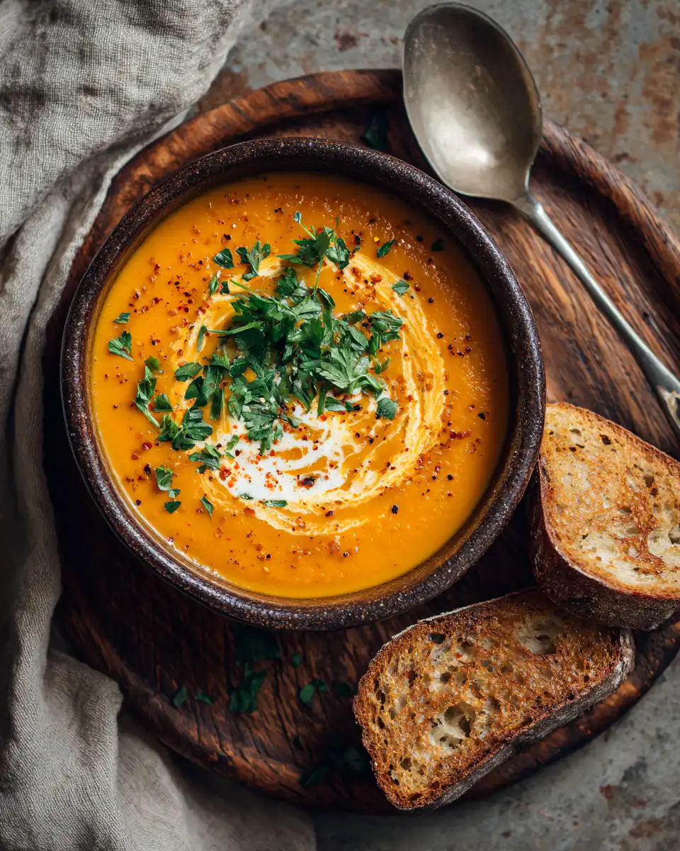 Creamy Red Lentil Soup in 30 Minutes