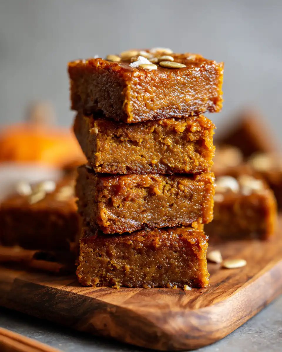 Flourless Pumpkin Bars