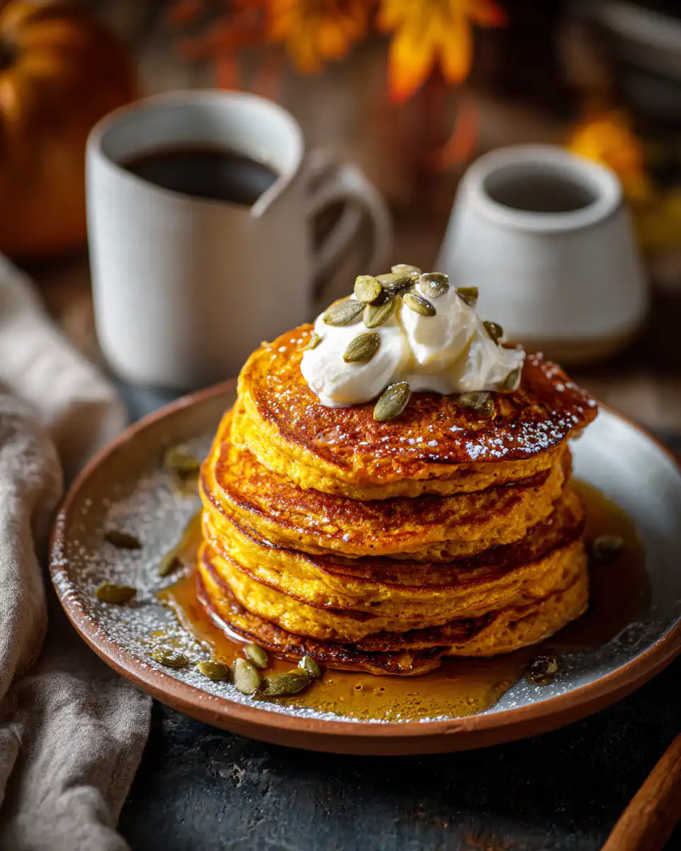 Fluffy Pumpkin Pancakes