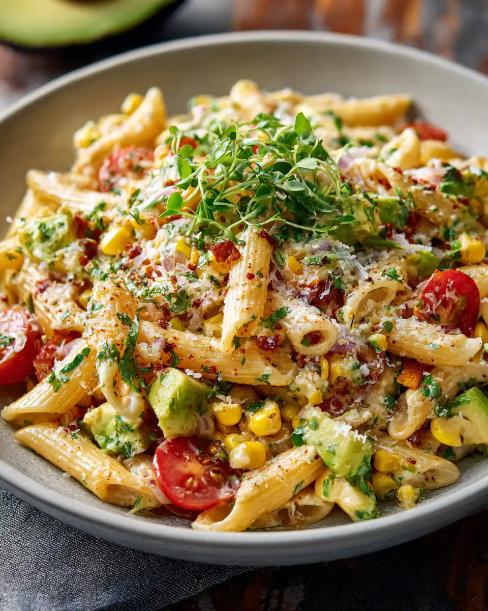 Mexican Street Corn Pasta Salad