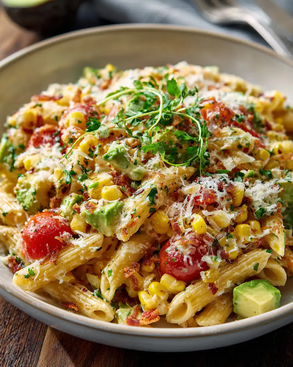 Mexican Street Corn Pasta Salad
