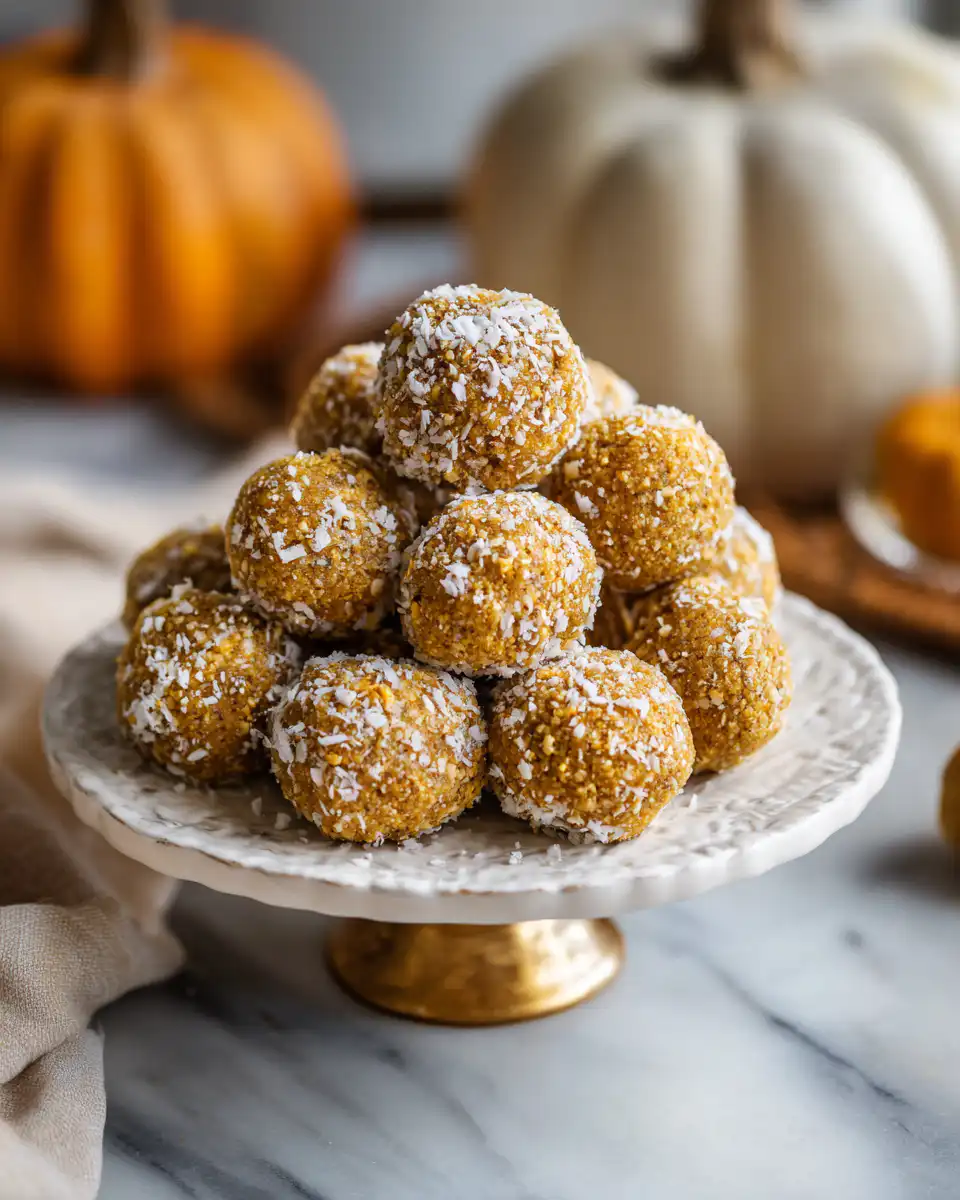 No Bake Pumpkin Cheesecake Balls