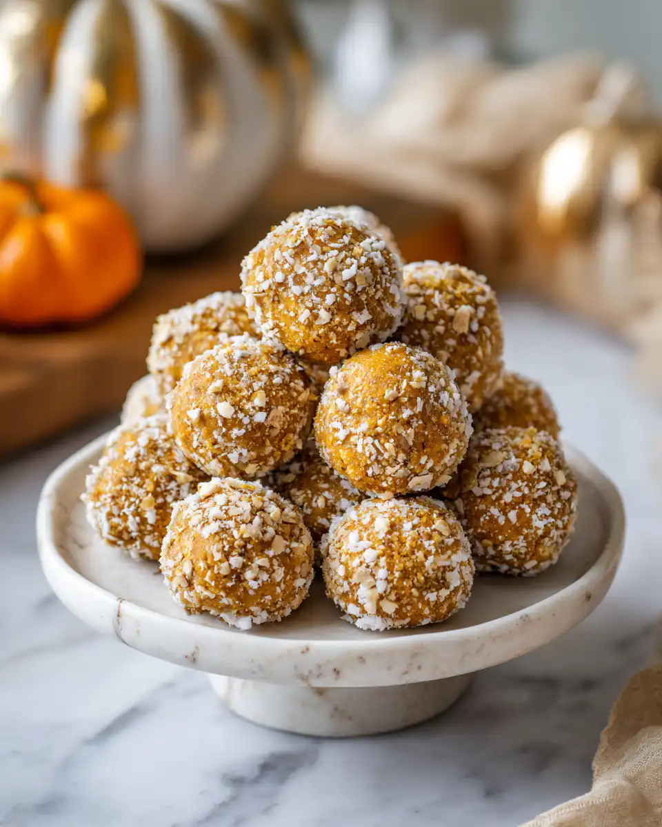 No Bake Pumpkin Cheesecake Balls