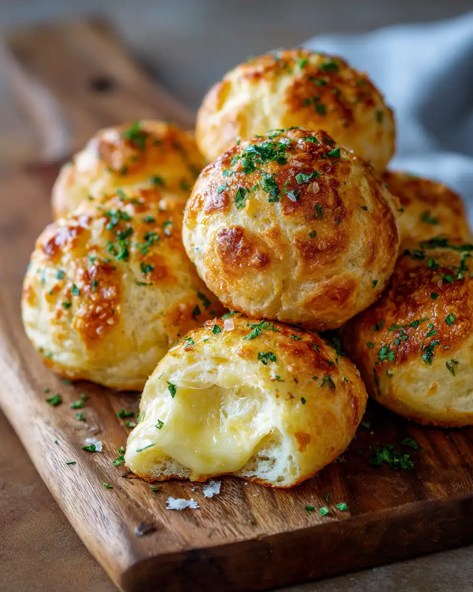 Pillsbury Biscuit Garlic Butter Cheese Bombs