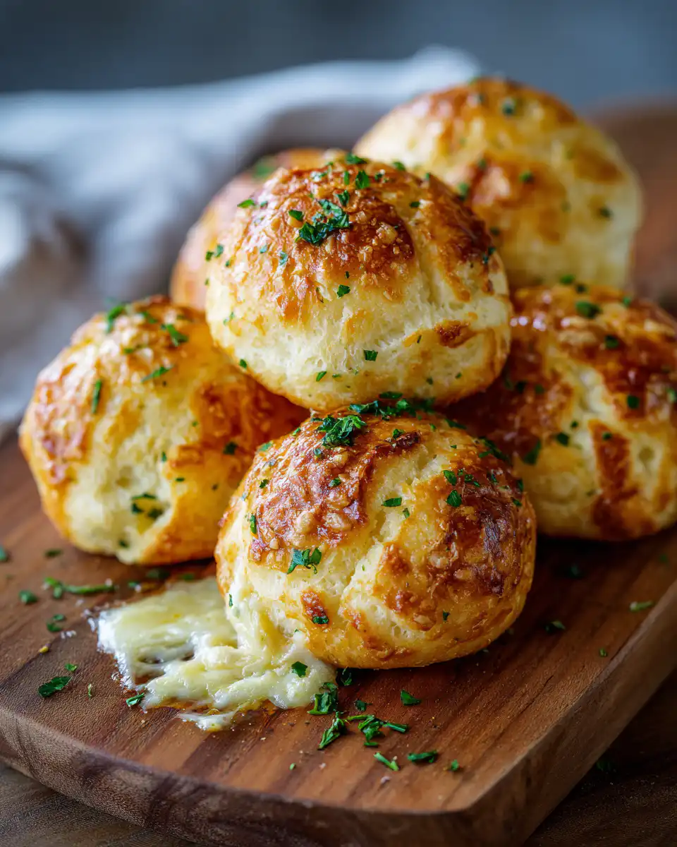 Pillsbury Biscuit Garlic Butter Cheese Bombs