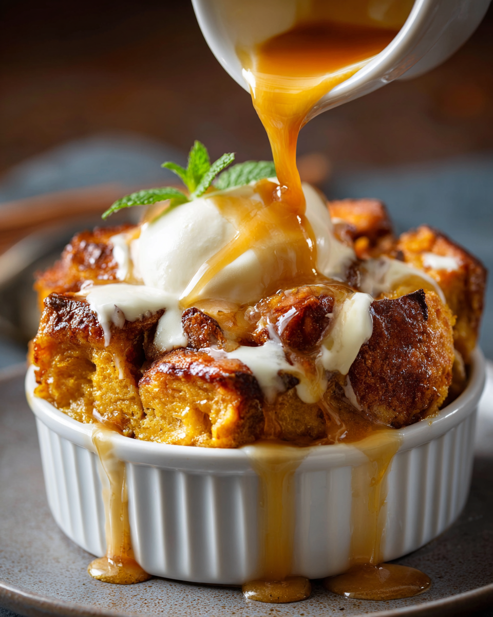 Pumpkin Bread Pudding