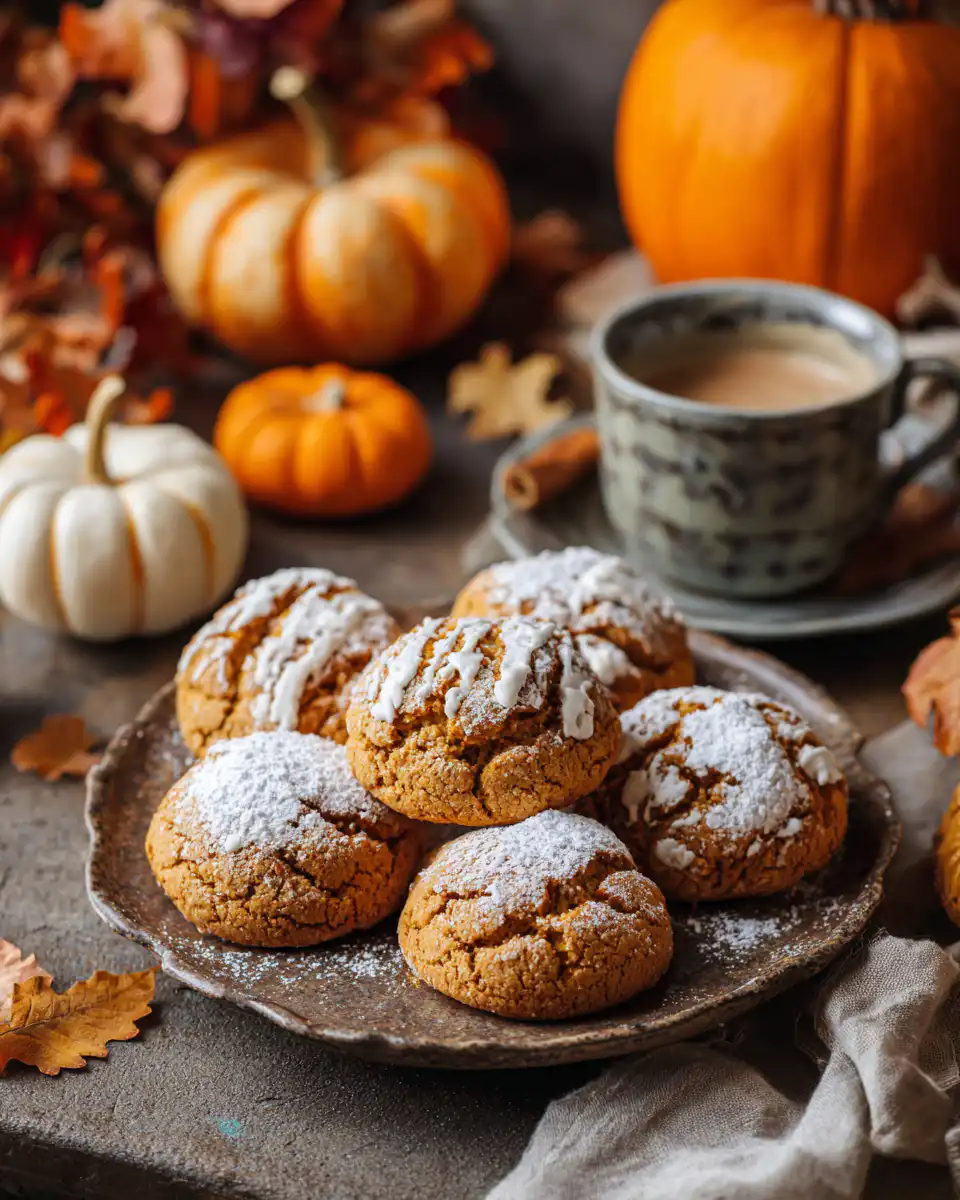 Pumpkin Cake Cookies