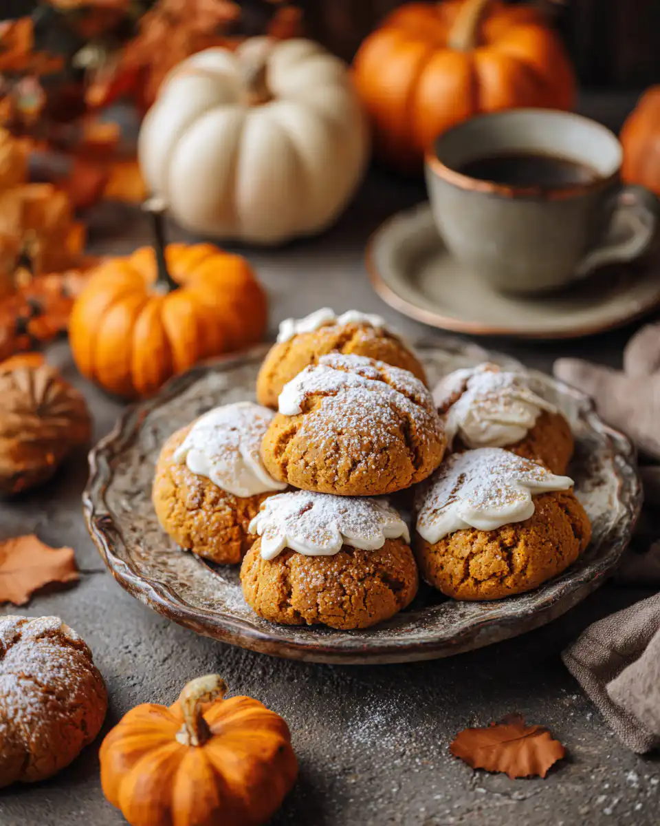 Pumpkin Cake Cookies