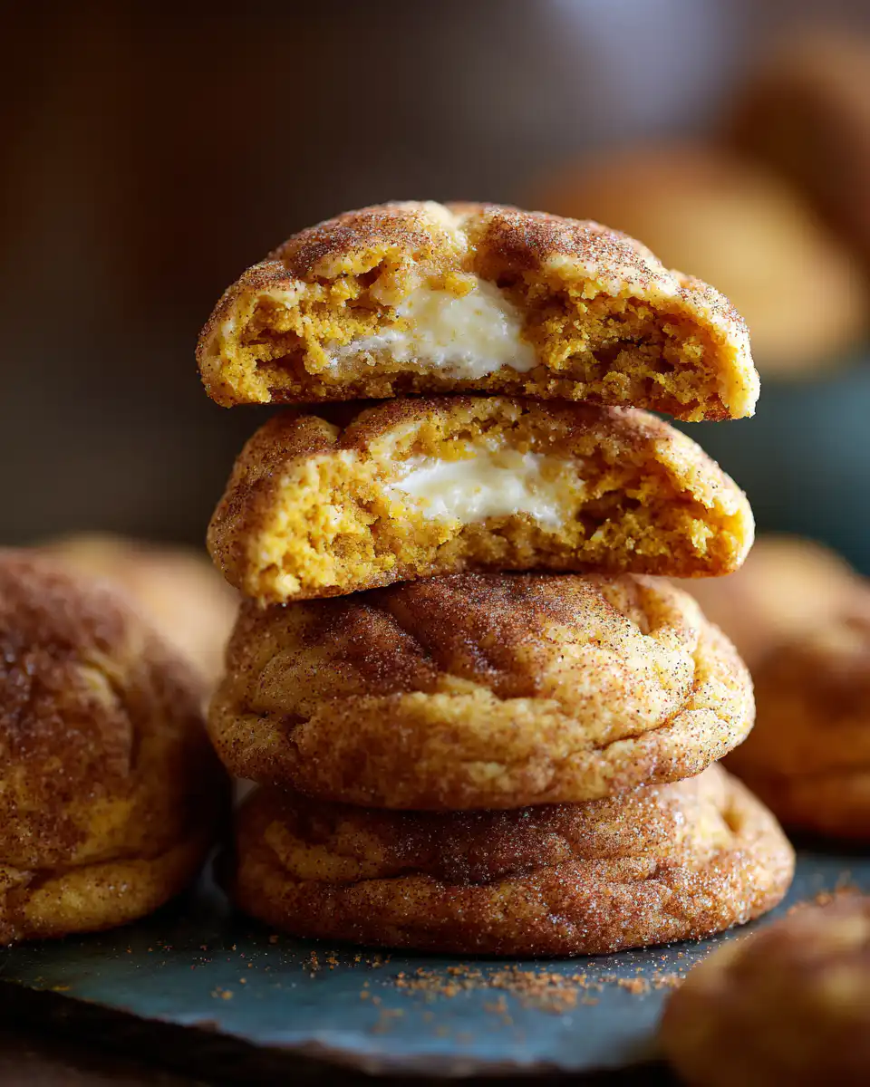 Pumpkin Cheesecake Snickerdoodles