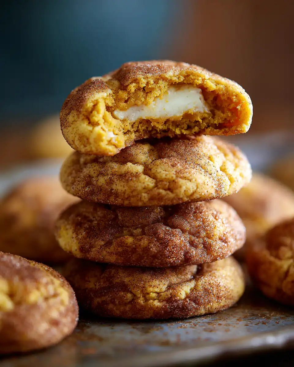Pumpkin Cheesecake Snickerdoodles