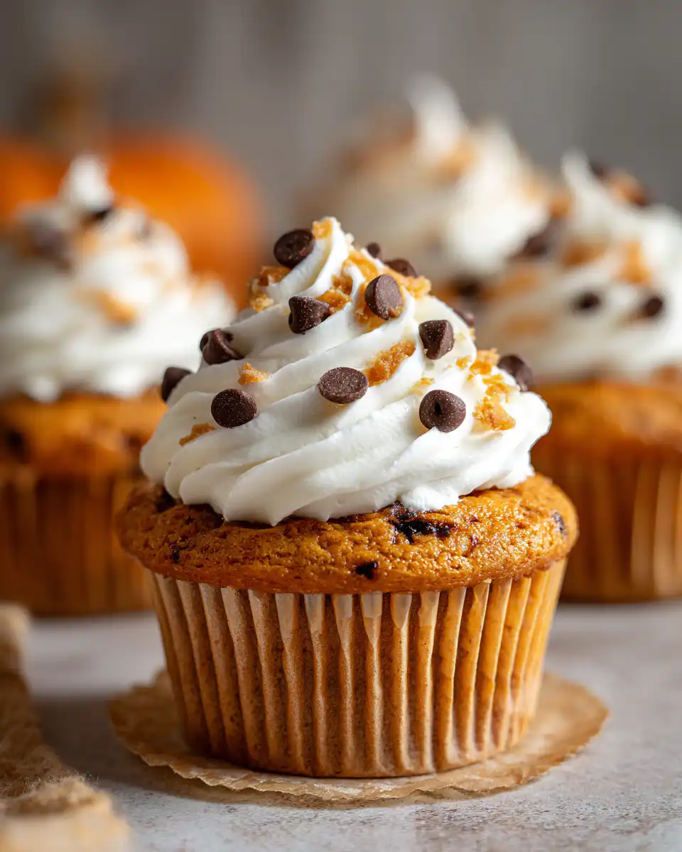 Pumpkin Chip Cupcakes