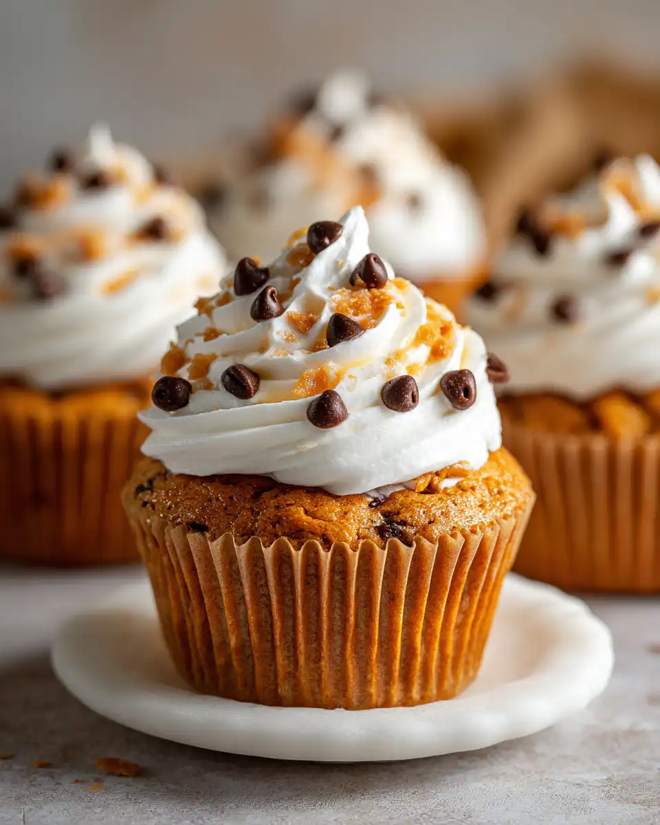 Pumpkin Chip Cupcakes