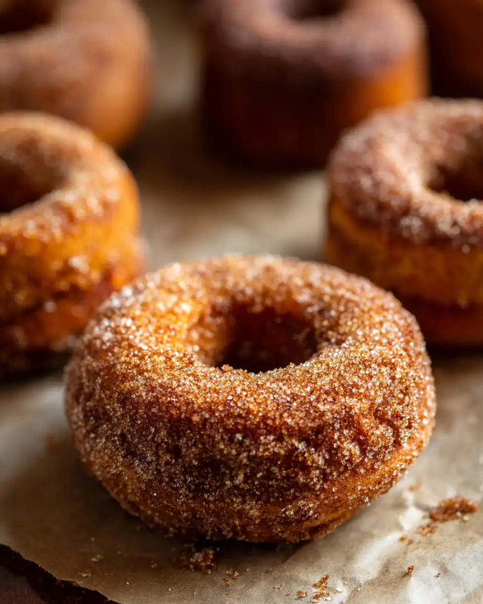 Pumpkin Cinnamon Sugar Donuts